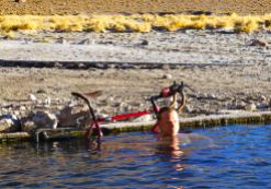 Hot spring in Bolivia