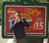 Promo shot for hte re-launch of The New Buffy Burger